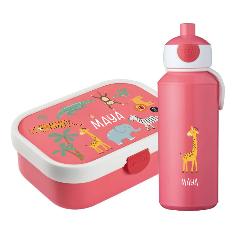 Mepal Brotdose & Trinkflasche Safari