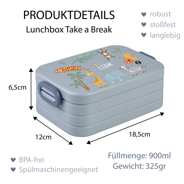 Mepal Lunchbox Midi Safari