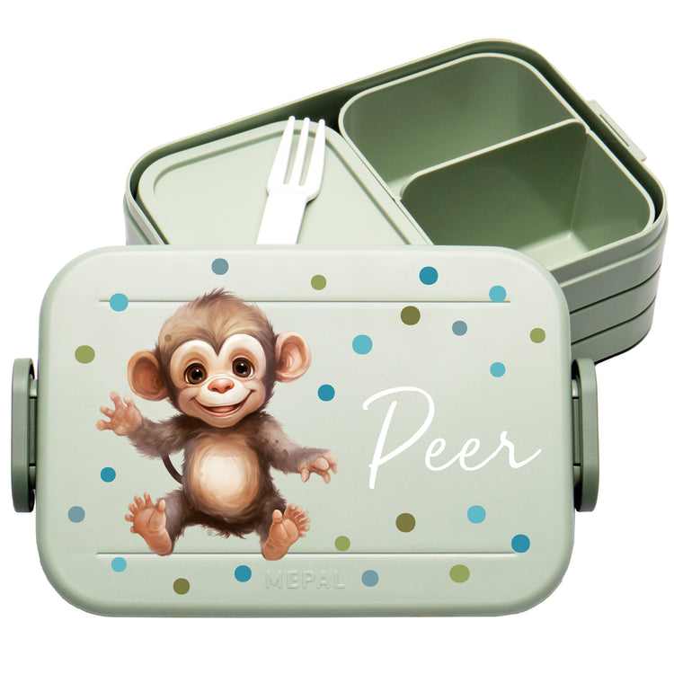 Mepal Lunchbox Midi Tiere mit Punkten