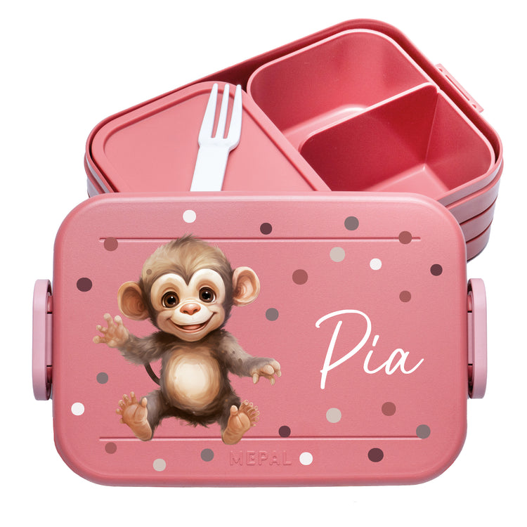 Mepal Lunchbox Midi Tiere mit Punkten
