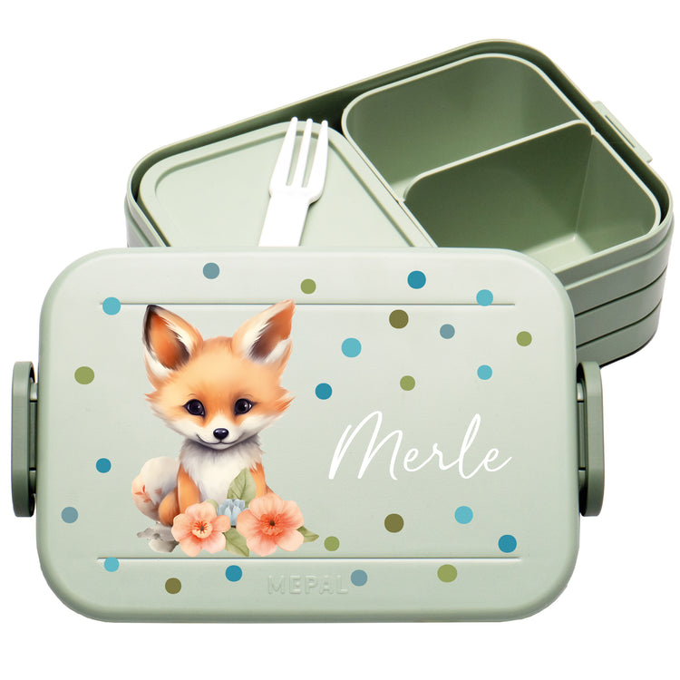 Mepal Lunchbox Midi Tiere mit Punkten