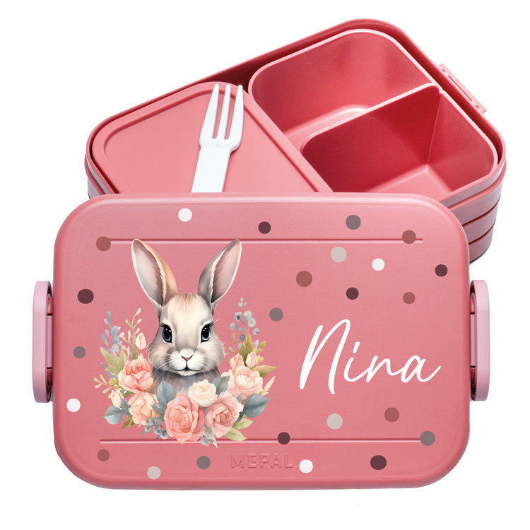 Mepal Lunchbox Midi Tiere mit Punkten
