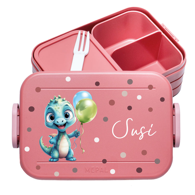 Mepal Lunchbox Midi Tiere mit Punkten