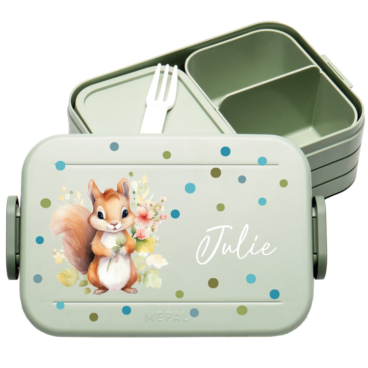 Mepal Lunchbox Midi Tiere mit Punkten