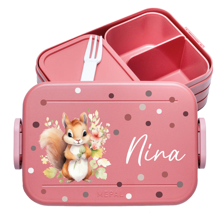 Mepal Lunchbox Midi Tiere mit Punkten