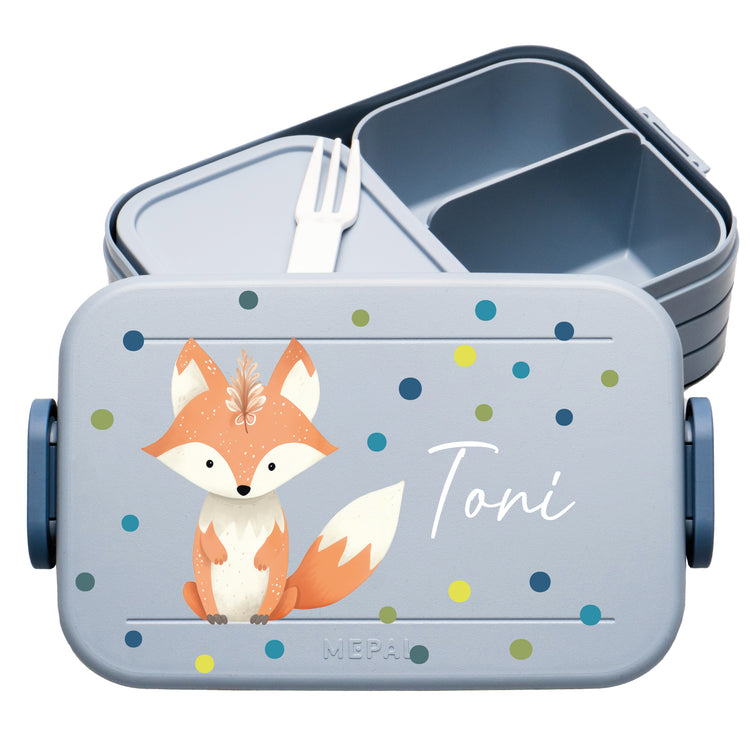 Mepal Lunchbox Midi Tiere mit Punkten