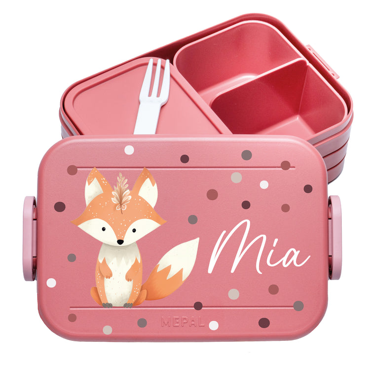 Mepal Lunchbox Midi Tiere mit Punkten