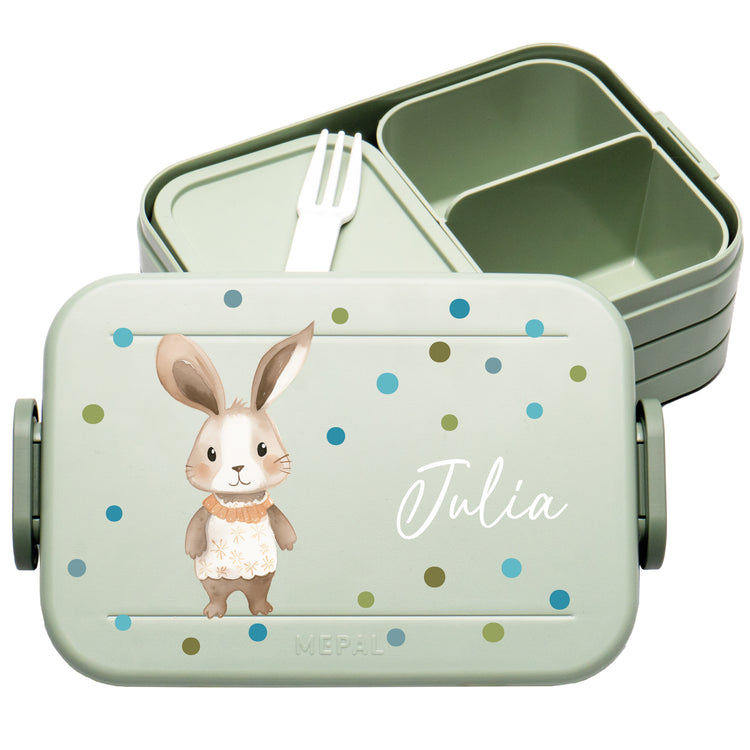 Mepal Lunchbox Midi Tiere mit Punkten