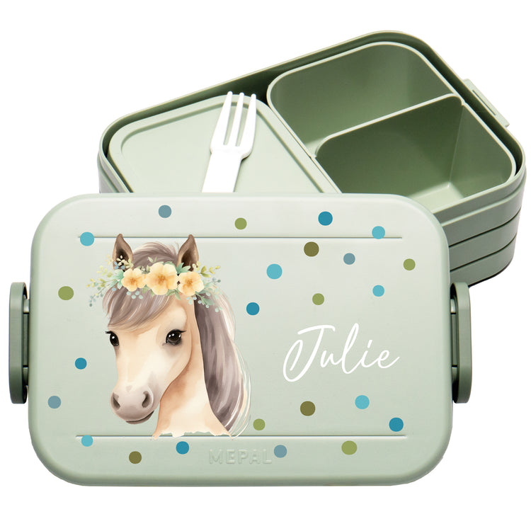 Mepal Lunchbox Midi Tiere mit Punkten