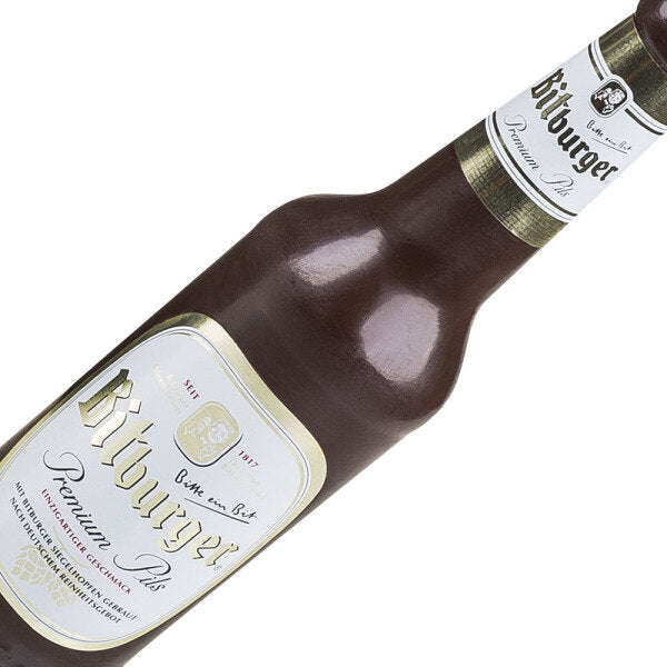 Bierflasche aus Schokolade