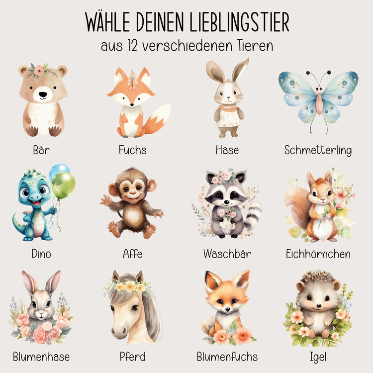 Mepal Lunchbox Midi Tiere mit Punkten