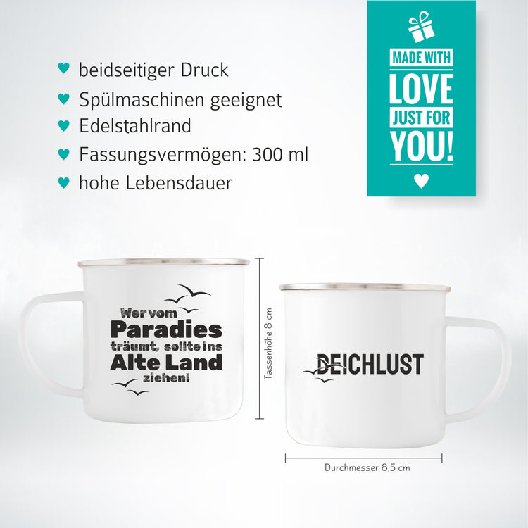 Emailletasse - Deichlust