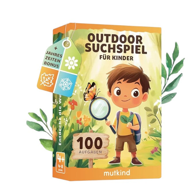 50x Entdeckerkarten für Kinder - Suchspiel zum Natur entdecken