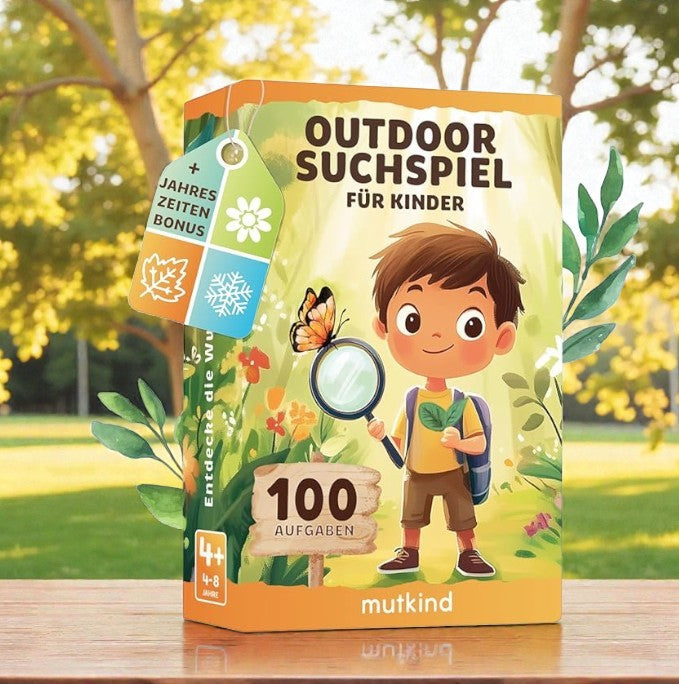 50x Entdeckerkarten für Kinder - Suchspiel zum Natur entdecken