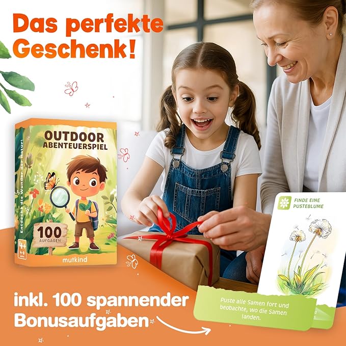 50x Entdeckerkarten für Kinder - Suchspiel zum Natur entdecken