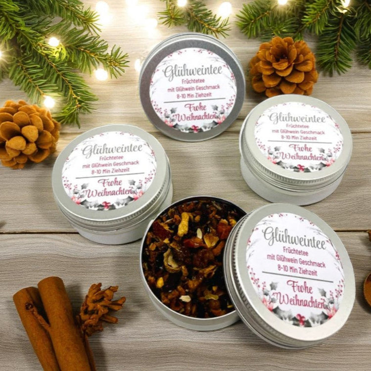 Glühweintee im Mini-Döschen - Weihnachtsmitbringsel/Adventsgeschenk