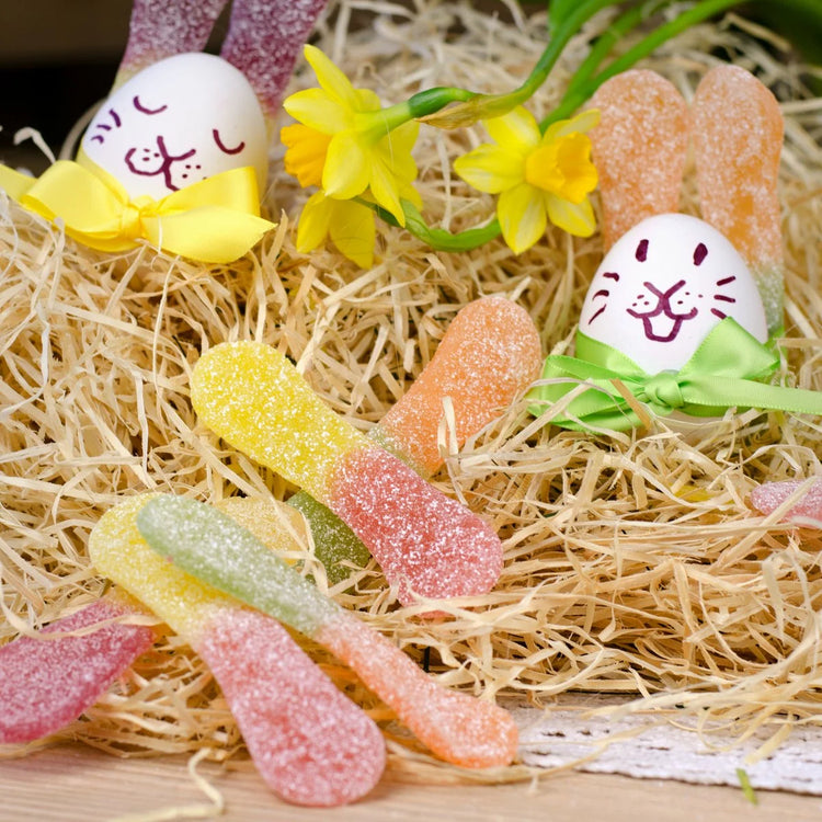 Naschbeutel Saure Hasenlöffel Fruchtgummi Ostern