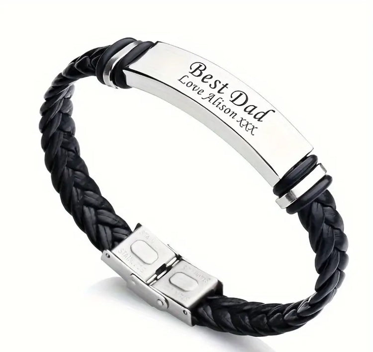 Herrenarmband mit Gravur
