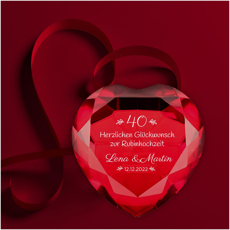 Geschenke zur Rubinhochzeit