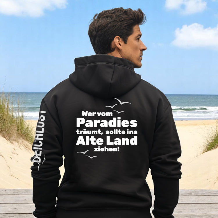 Herren Hoodie schwarz  - Deichlust