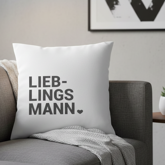 Kissen Lieblingsmann