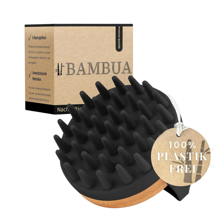 Kopfhaut Massagebürste (Anti-Schuppen Effekt) - Wellness Geschenk