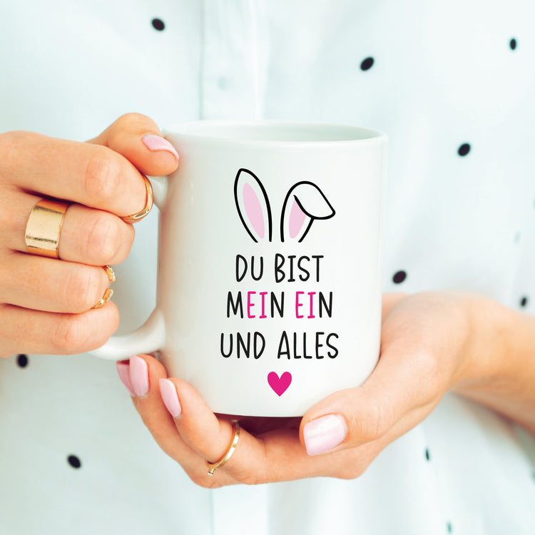 Oster-Tasse Du bist mein ein und alles