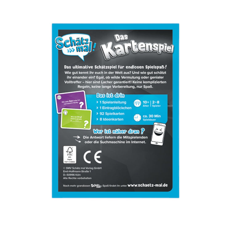 Schätz mal! Das Kartenspiel – Classic - Quiz für endlosen Spielspaß