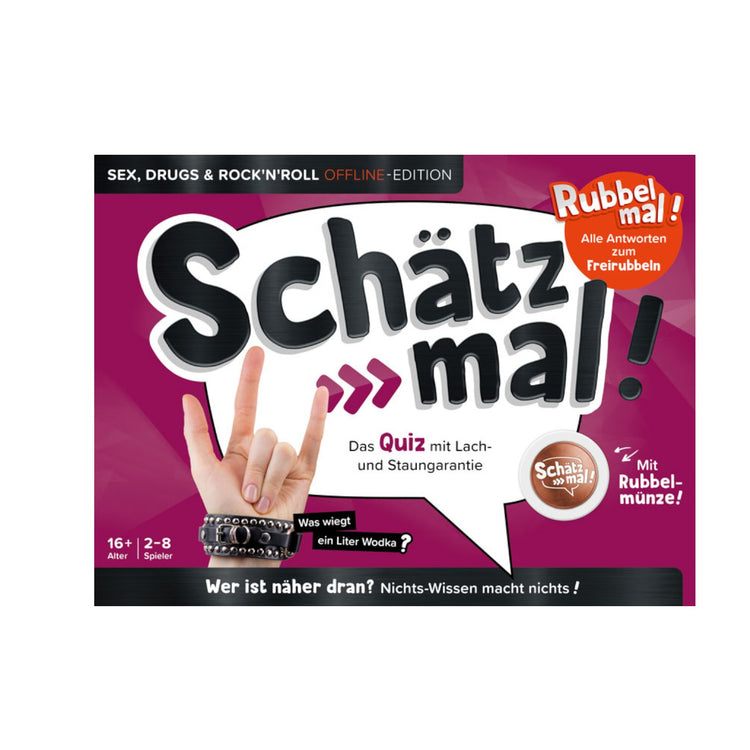 Schätz mal! Sex, Drugs & Rock’n’Roll Offline-Edition - Quiz für Lach- und Staungarantie