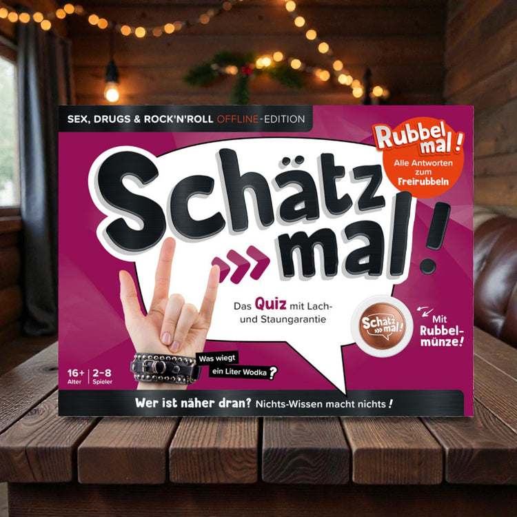 Schätz mal! Sex, Drugs & Rock’n’Roll Offline-Edition - Quiz für Lach- und Staungarantie