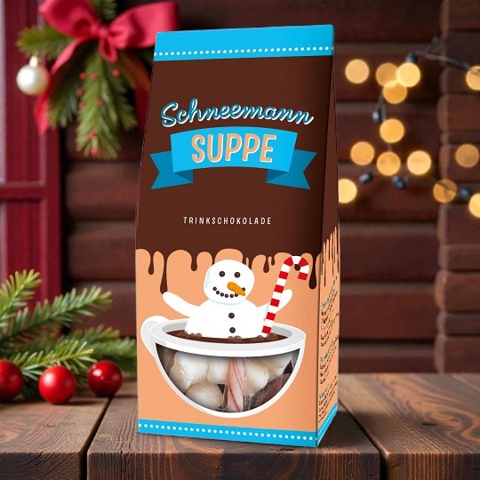 Schneemann-Suppe - Trinkschokolade