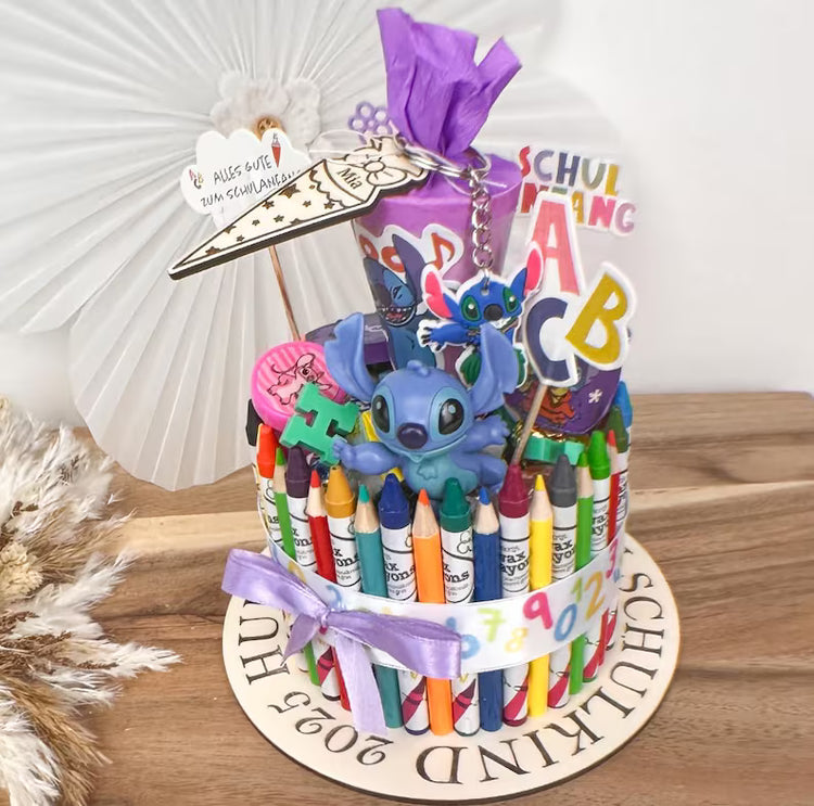 Schultorte - Geschenkidee zur Einschulung - Stiftetorte - viele Designs
