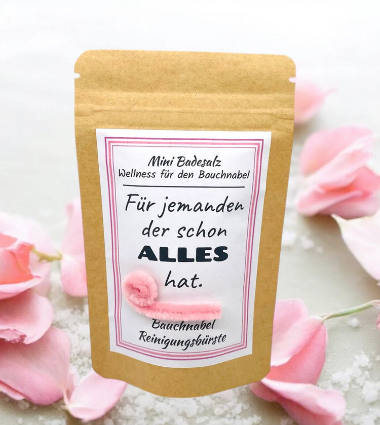 3-er Set - Für jemanden der schon Alles hat - Bauchnabel Reinigungsbürste - Spaßgeschenk