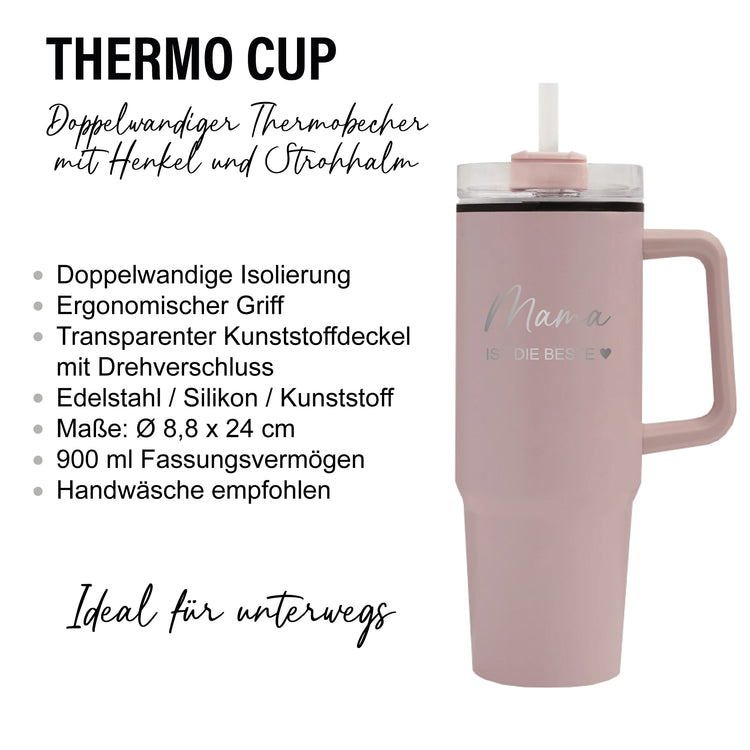 Thermobecher 900 ml - Mama ist die Beste