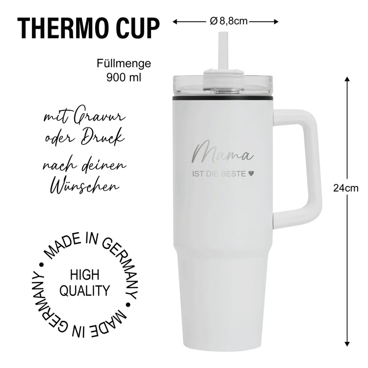 Thermobecher 900 ml - Mama ist die Beste