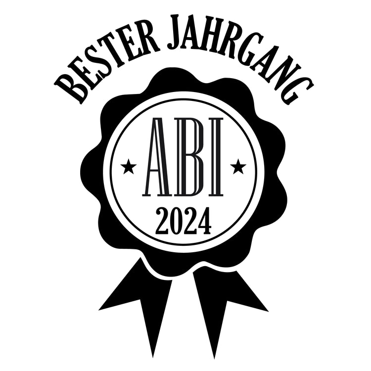 Weizenbierglas Bester Jahrgang Abi 2025