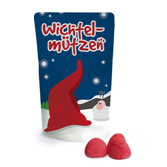 Wichtelmützen aus Erdbeerschaum