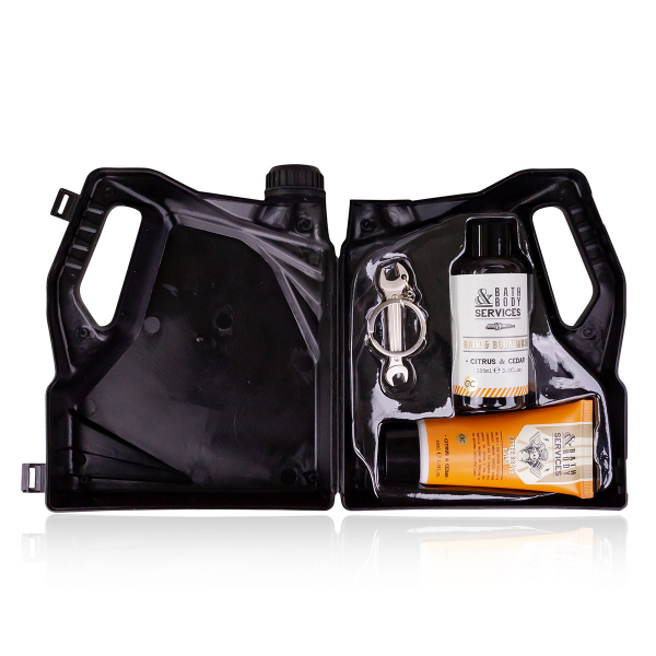 Geschenkset für Männer BATH & BODY SERVICES in Ölkanister
