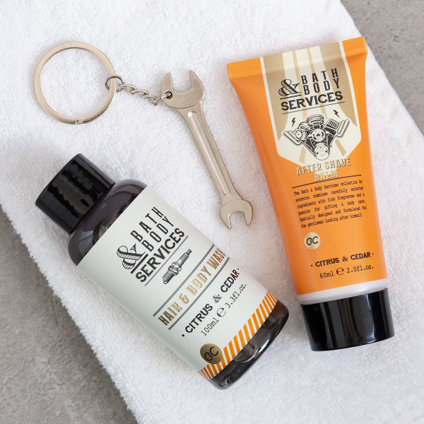 Geschenkset für Männer BATH & BODY SERVICES in Ölkanister