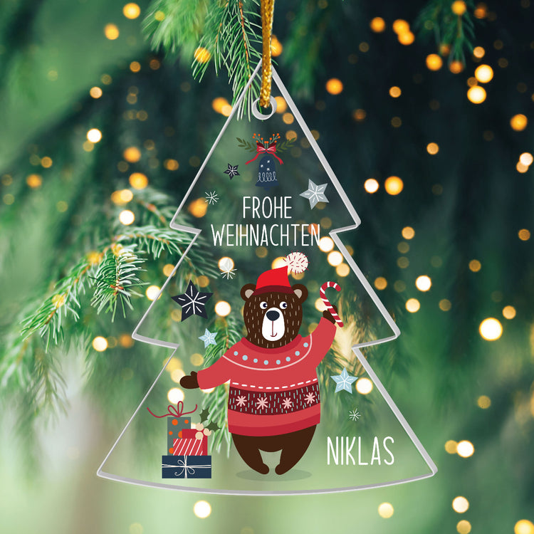 Acrylanhänger Tannenbaum
