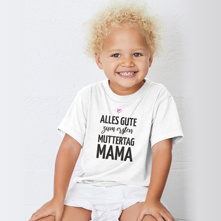 Personalisiertes Kinder T-Shirt Alles Gute zum [Zahl]. Muttertag, Mama