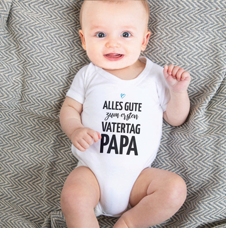 Personalisierter Babybody Alles Gute zum [Zahl]. Vatertag, Papa