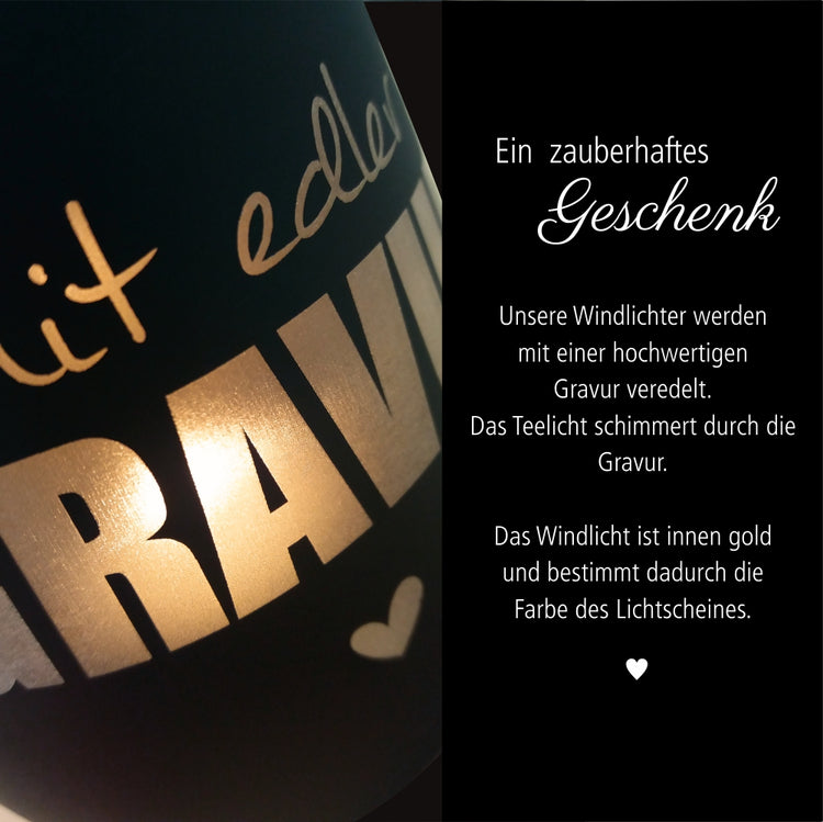 Windlicht Ein Bruder ist ein Stück Kindheit das für immer bleibt personalisiert