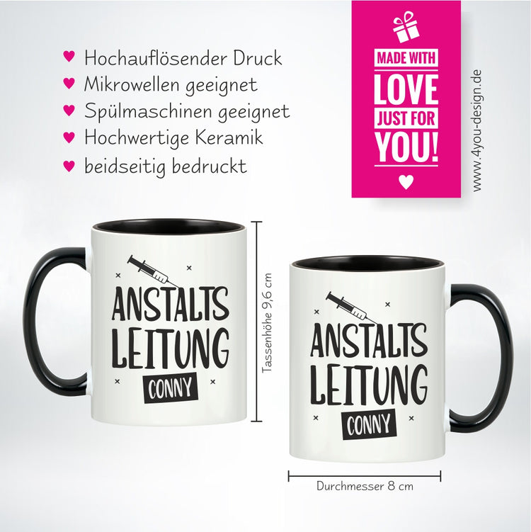 Tasse - Anstaltsleitung personalisiert