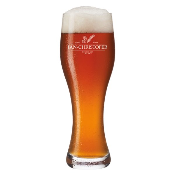 Personalisierbares Leonardo Weizenbierglas