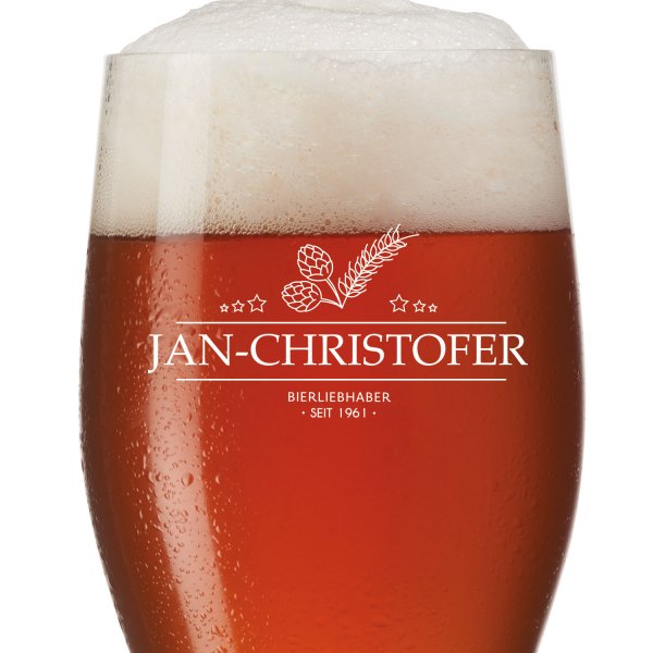 Personalisierbares Leonardo Weizenbierglas
