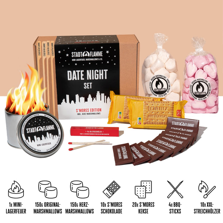 Date-Night Geschenkset Mini-Lagerfeuer