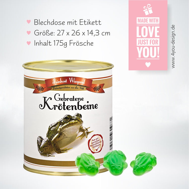 Krötenbeine aus der Dose