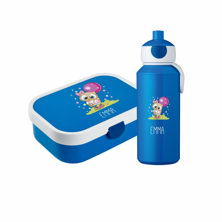 Mepal Brotdose & Trinkflasche Eule