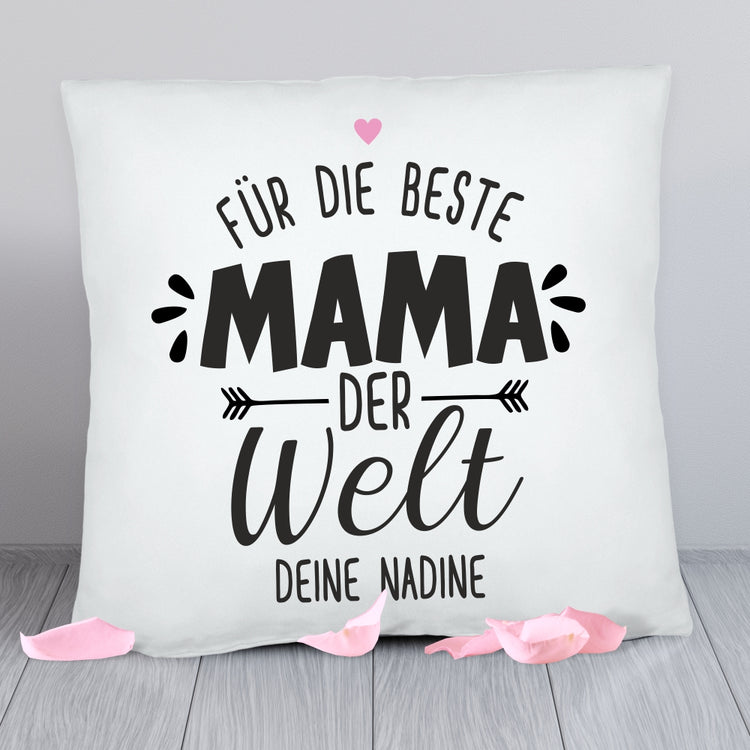 Personalisiertes Kissen Für die beste Mama der Welt